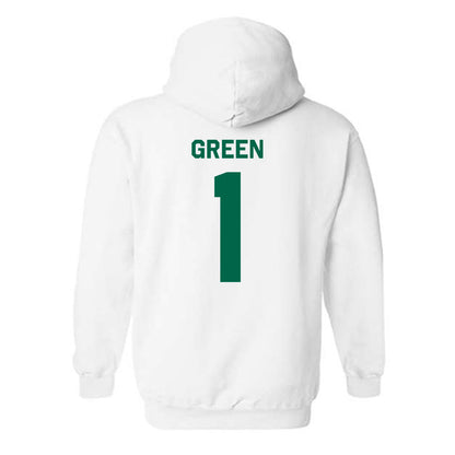 USF - NCAA Men's Basketball : DeAnte Green - Classic Shersey Hooded Sweatshirt-1