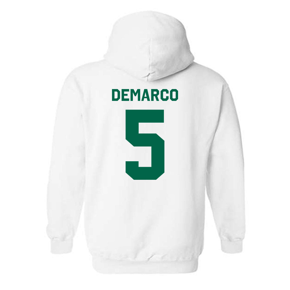 USF - NCAA Women's Lacrosse : Taylor DeMarco - Classic Shersey Hooded Sweatshirt-1
