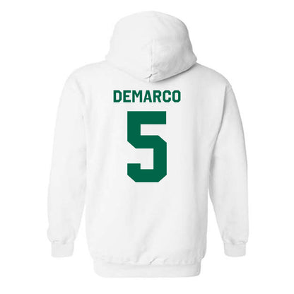 USF - NCAA Women's Lacrosse : Taylor DeMarco - Classic Shersey Hooded Sweatshirt-1