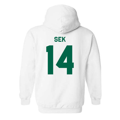 USF - NCAA Beach Volleyball : Josephine Sek - Classic Shersey Hooded Sweatshirt-1