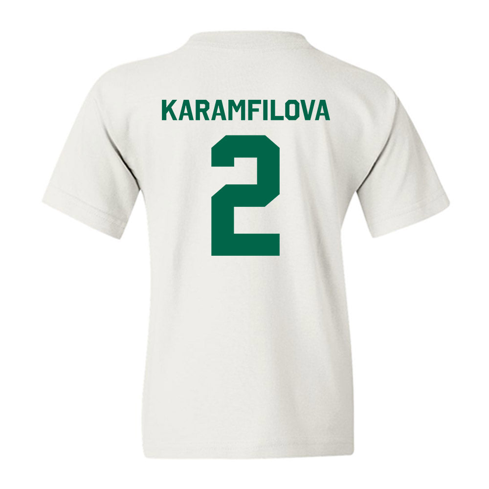 USF - NCAA Women's Basketball : Yana Karamfilova - Classic Shersey Youth T-Shirt-1
