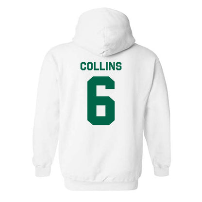 USF - NCAA Men's Basketball : Daimion Collins - Classic Shersey Hooded Sweatshirt-1