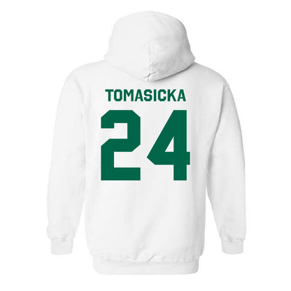 USF - NCAA Women's Basketball : Raina Tomasicka - Classic Shersey Hooded Sweatshirt-1