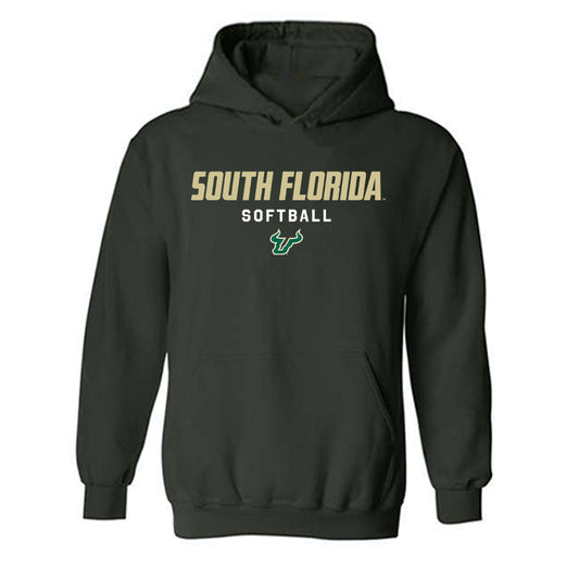 USF - NCAA Softball : Dharma Murray - Classic Shersey Hooded Sweatshirt-0