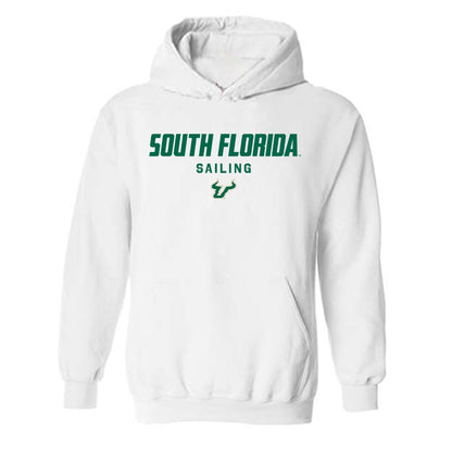 USF - NCAA Women's Sailing : Reese Ambrose - Classic Shersey Hooded Sweatshirt-0