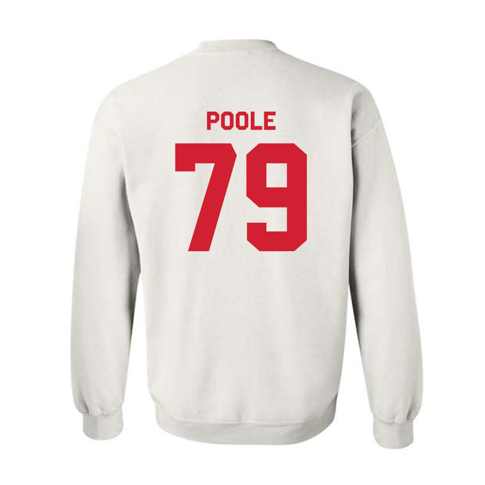 Illinois State - NCAA Football : Zach Poole - Classic Shersey Crewneck Sweatshirt-1