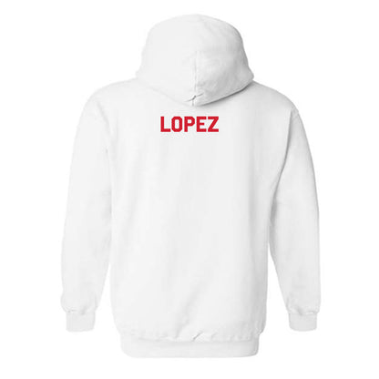 Illinois State - NCAA Men's Track & Field : Isaias Lopez - Classic Shersey Hooded Sweatshirt-1