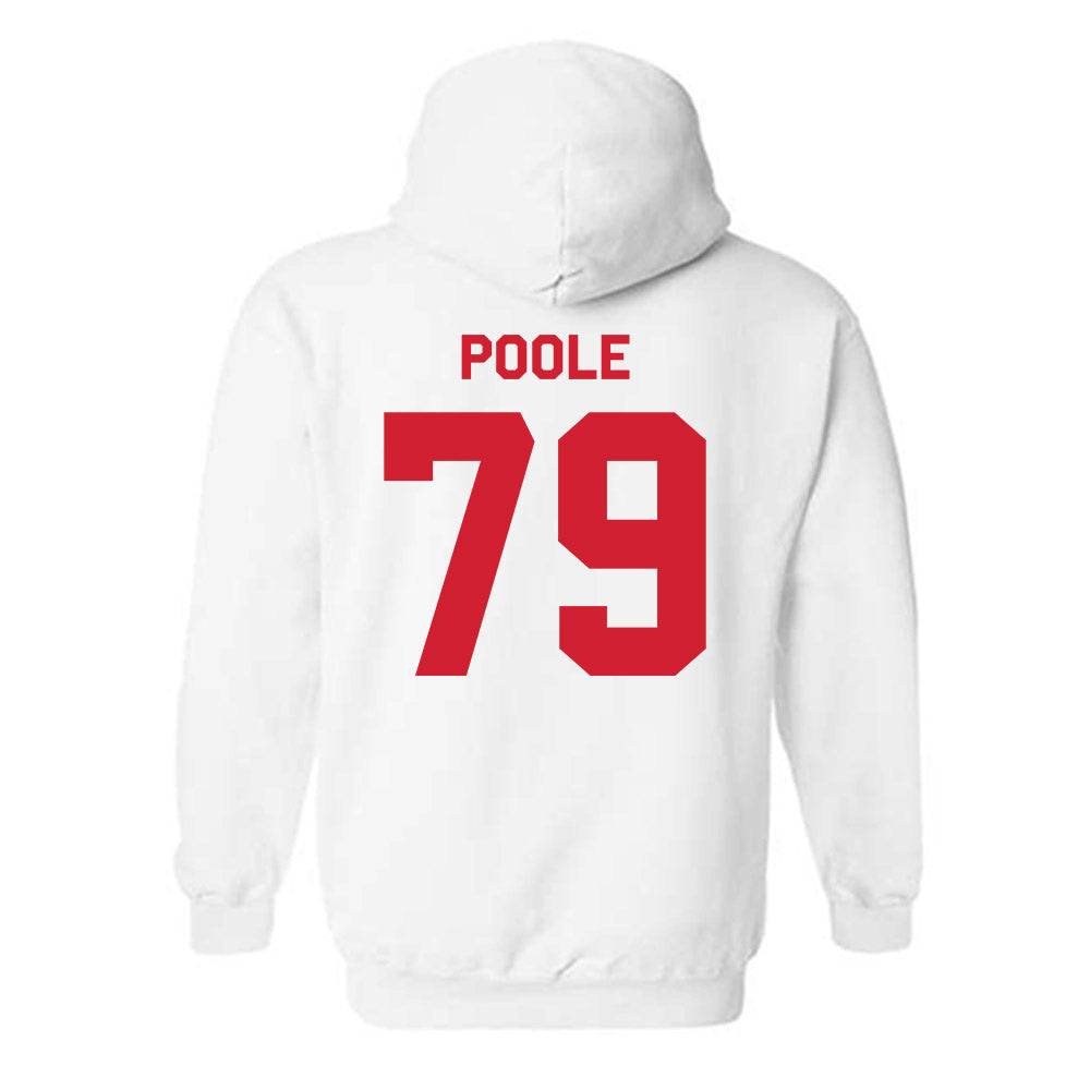 Illinois State - NCAA Football : Zach Poole - Classic Shersey Hooded Sweatshirt-1