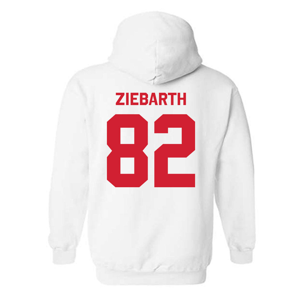 Illinois State - NCAA Football : Max Ziebarth - Classic Shersey Hooded Sweatshirt-1
