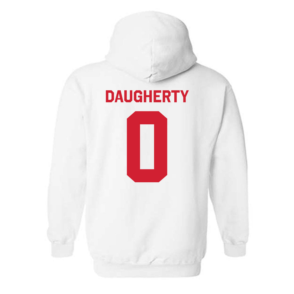Illinois State - NCAA Men's Basketball : Jack Daugherty - Classic Shersey Hooded Sweatshirt-1