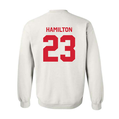 Illinois State - NCAA Football : JuMaria Hamilton - Classic Shersey Crewneck Sweatshirt-1
