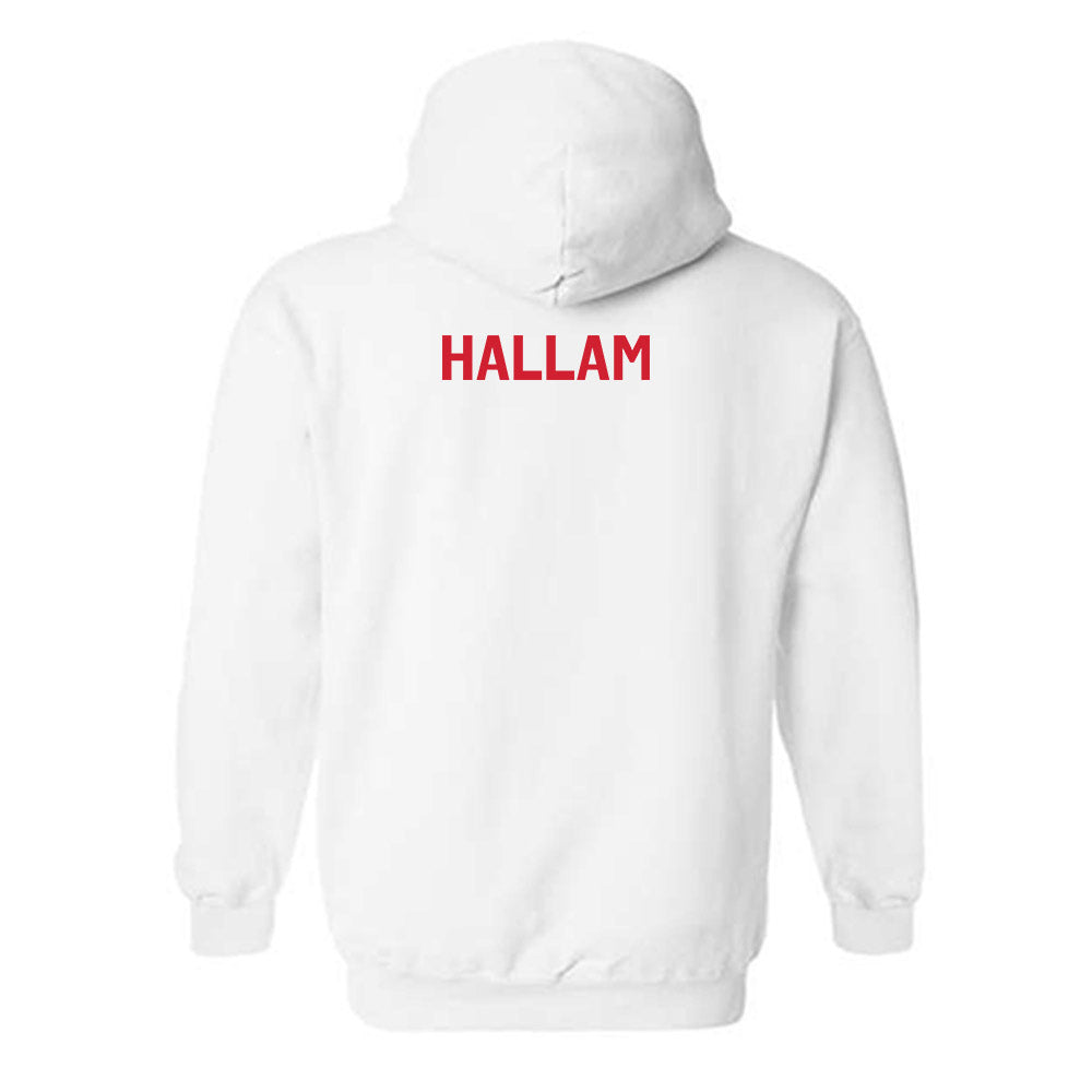 Illinois State - NCAA Men's Track & Field : Rex Hallam - Classic Shersey Hooded Sweatshirt-1