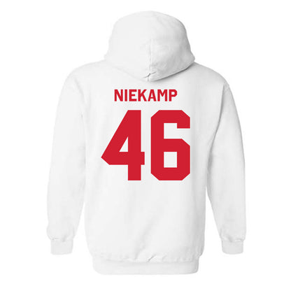 Illinois State - NCAA Football : Tye Niekamp - Classic Shersey Hooded Sweatshirt-1