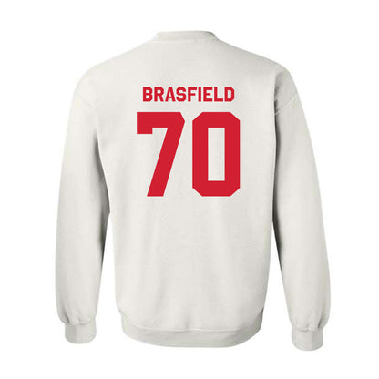 Illinois State - NCAA Football : Logan Brasfield - Classic Shersey Crewneck Sweatshirt-1