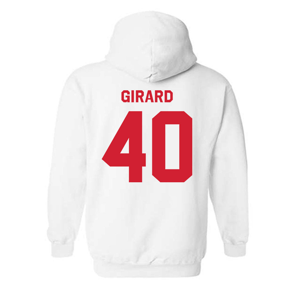 Illinois State - NCAA Baseball : Nolan Girard - Classic Shersey Hooded Sweatshirt-1