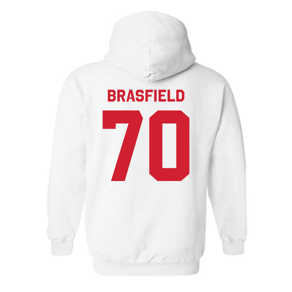 Illinois State - NCAA Football : Logan Brasfield - Classic Shersey Hooded Sweatshirt-1