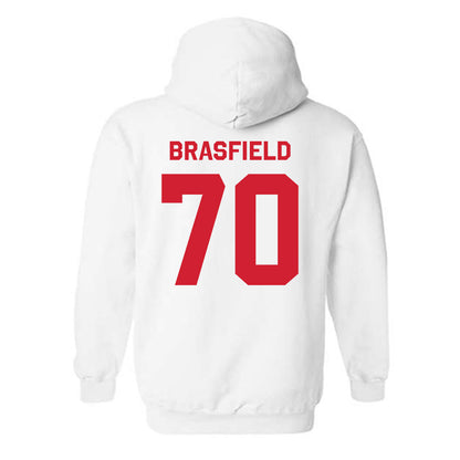 Illinois State - NCAA Football : Logan Brasfield - Classic Shersey Hooded Sweatshirt-1