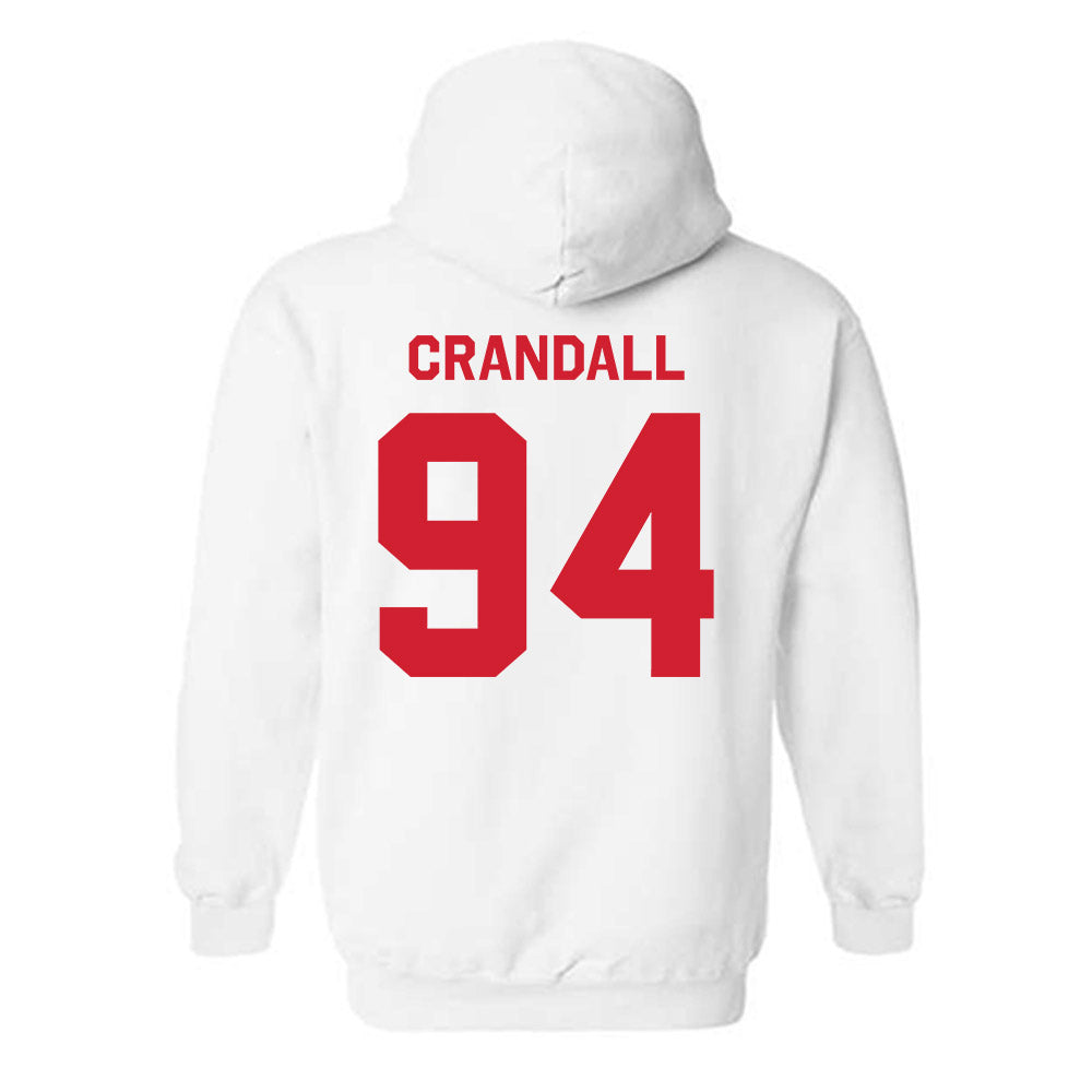 Illinois State - NCAA Football : Josh Crandall - Classic Shersey Hooded Sweatshirt-1