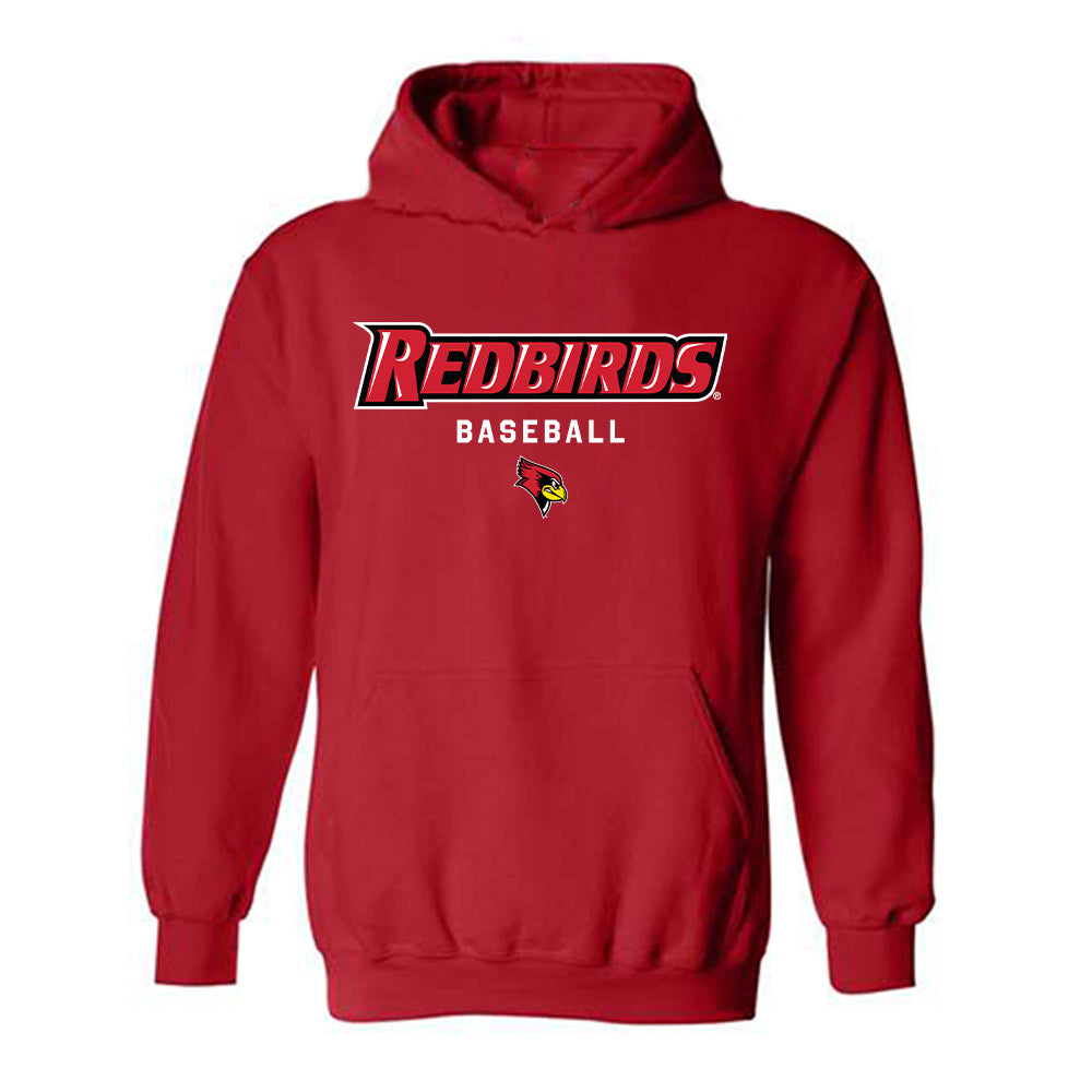 Illinois State - NCAA Baseball : Carson Cormier - Classic Shersey Hooded Sweatshirt-0