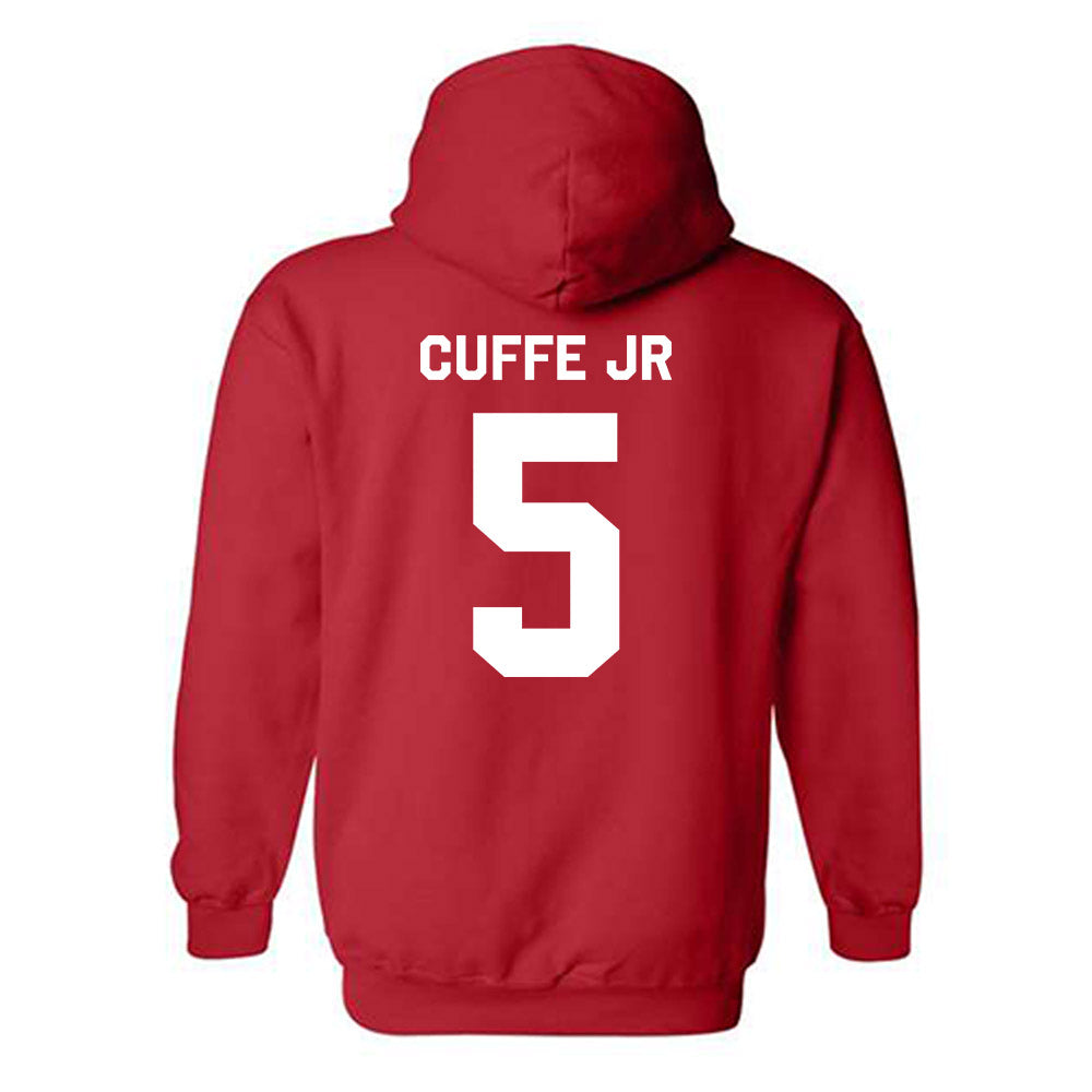 St. Johns - NCAA Men's Basketball : Kyle Cuffe Jr - Classic Shersey Hooded Sweatshirt-1