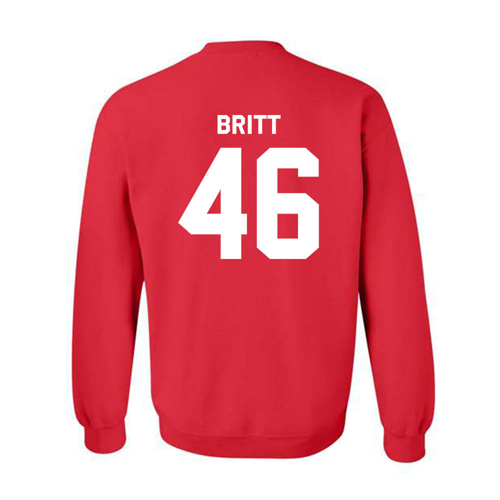 St. Johns - NCAA Baseball : Sean Britt - Classic Shersey Crewneck Sweatshirt-1