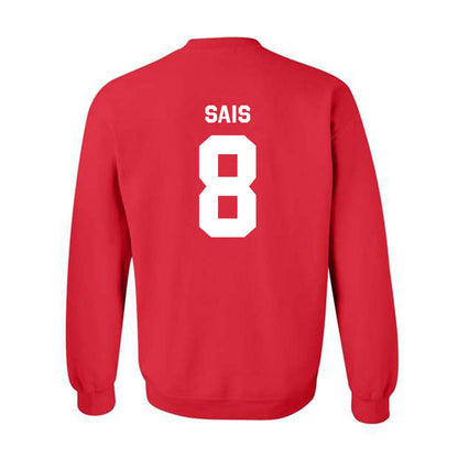 St. Johns - NCAA Men's Soccer : Jace Sais - Classic Shersey Crewneck Sweatshirt-1