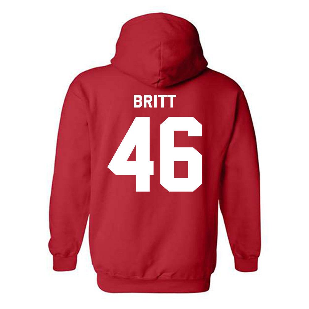 St. Johns - NCAA Baseball : Sean Britt - Classic Shersey Hooded Sweatshirt-1