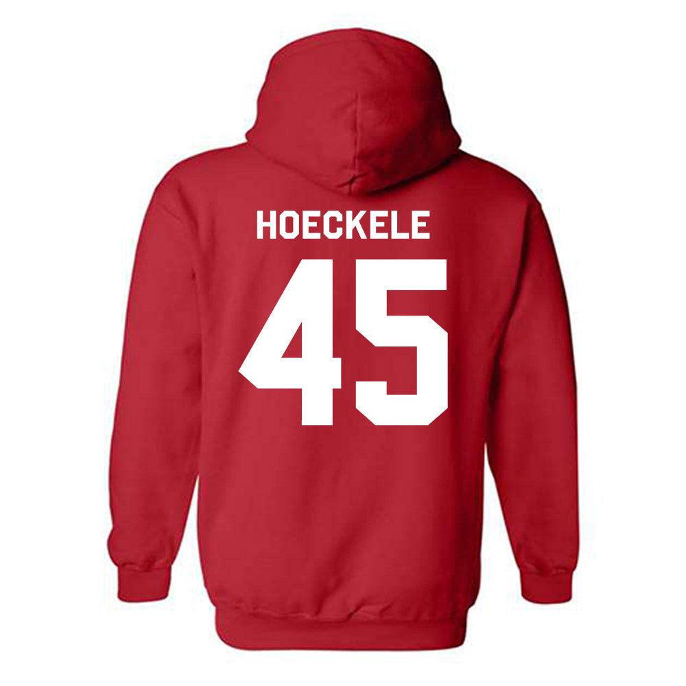 St. Johns - NCAA Baseball : Evan Hoeckele - Classic Shersey Hooded Sweatshirt-1