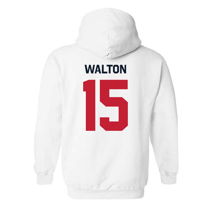 St. Johns - NCAA Men's Soccer : Cayden Walton - Classic Shersey Hooded Sweatshirt-1