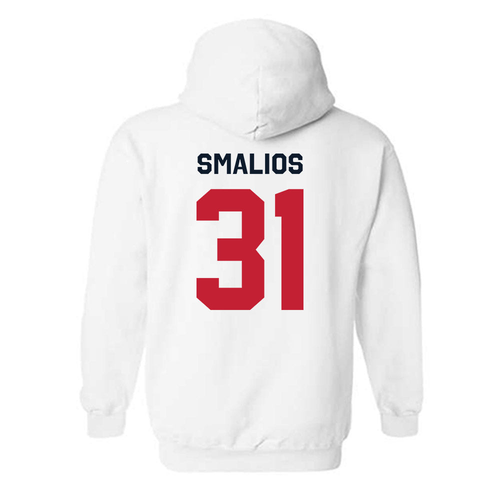 St. Johns - NCAA Men's Soccer : Emmanuel Smalios - Classic Shersey Hooded Sweatshirt-1