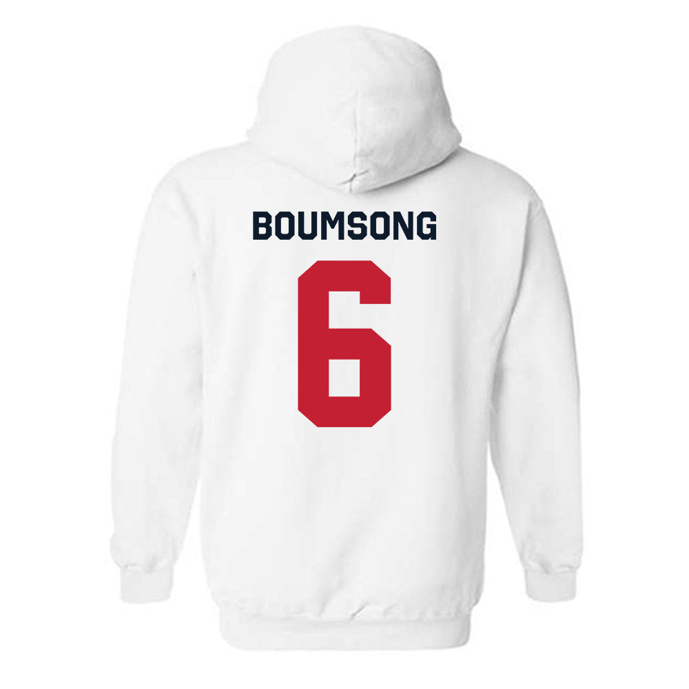 St. Johns - NCAA Men's Soccer : Camron Boumsong - Classic Shersey Hooded Sweatshirt-1