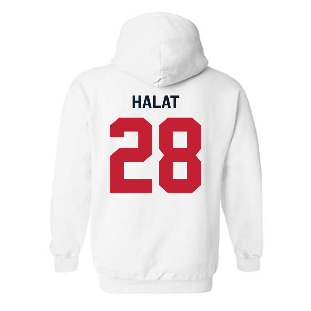 St. Johns - NCAA Men's Soccer : Damian Halat - Classic Shersey Hooded Sweatshirt-1