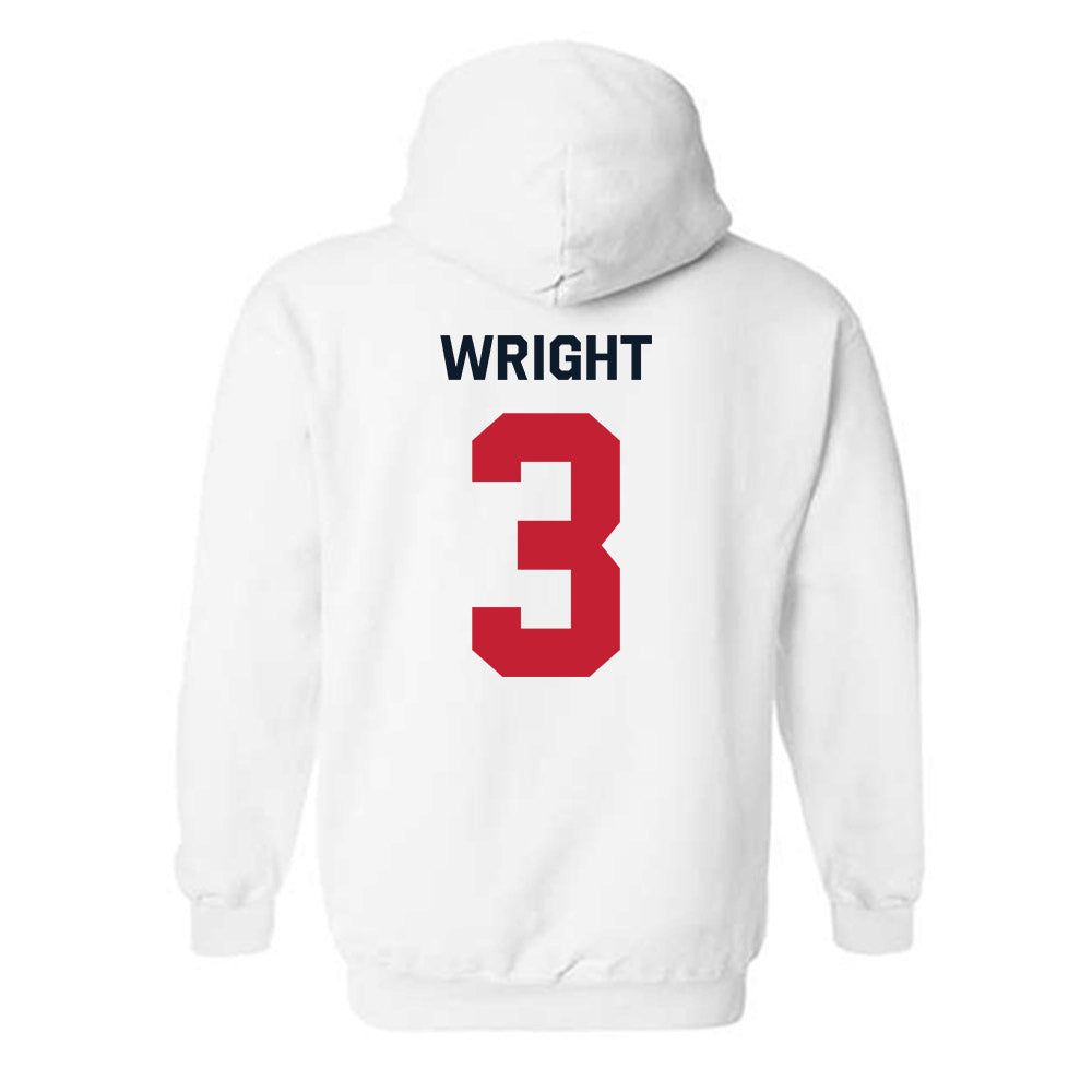 St. Johns - NCAA Baseball : Chaz Wright - Classic Shersey Hooded Sweatshirt-1