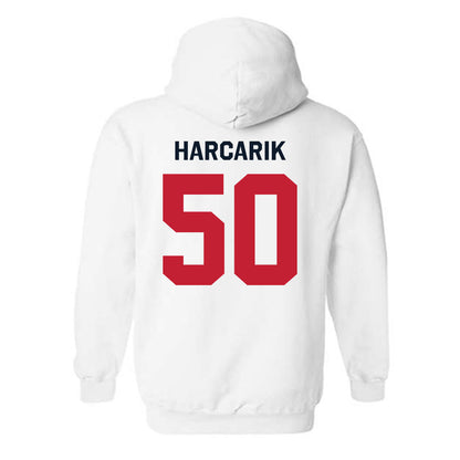 St. Johns - NCAA Men's Lacrosse : Jackson Harcarik - Classic Shersey Hooded Sweatshirt-1