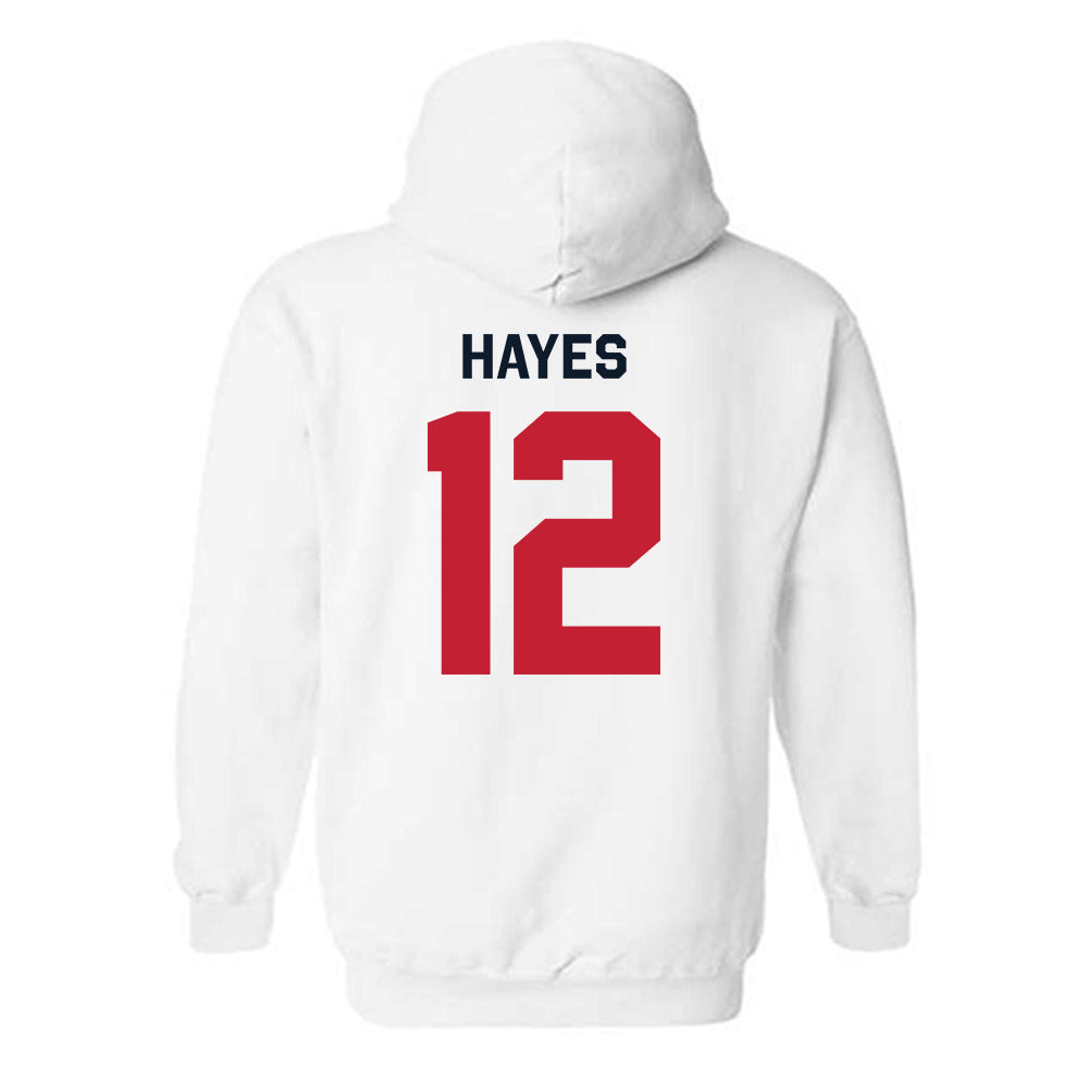 St. Johns - NCAA Women's Basketball : Kyla Hayes - Classic Shersey Hooded Sweatshirt-1