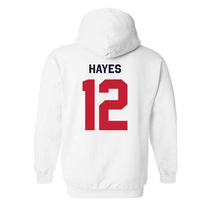 St. Johns - NCAA Women's Basketball : Kyla Hayes - Classic Shersey Hooded Sweatshirt-1