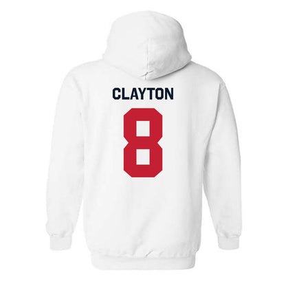 St. Johns - NCAA Women's Volleyball : Shiloh Clayton - Classic Shersey Hooded Sweatshirt-1