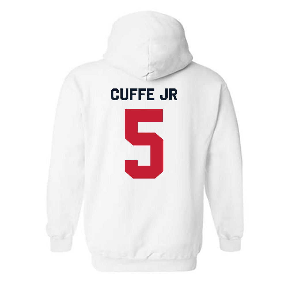 St. Johns - NCAA Men's Basketball : Kyle Cuffe Jr - Classic Shersey Hooded Sweatshirt-1