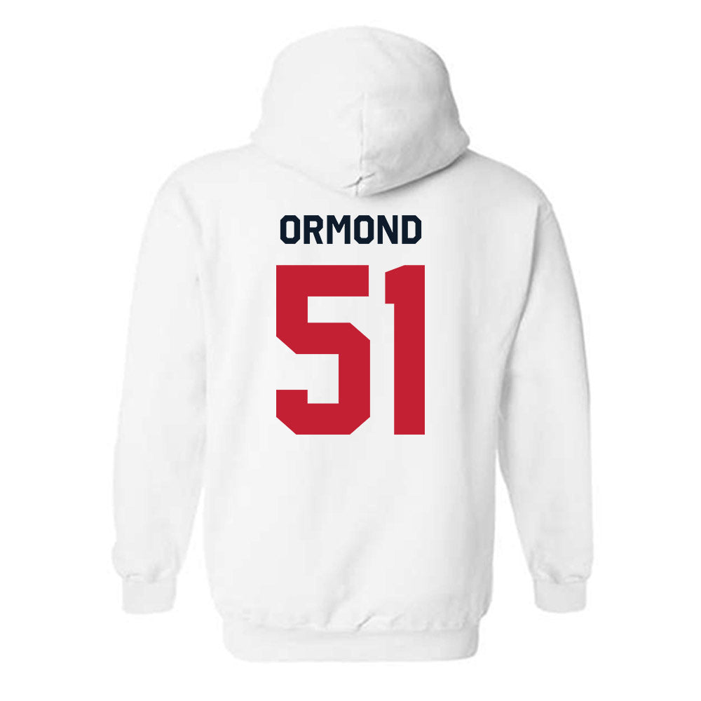 St. Johns - NCAA Men's Lacrosse : Ryan Ormond - Classic Shersey Hooded Sweatshirt-1