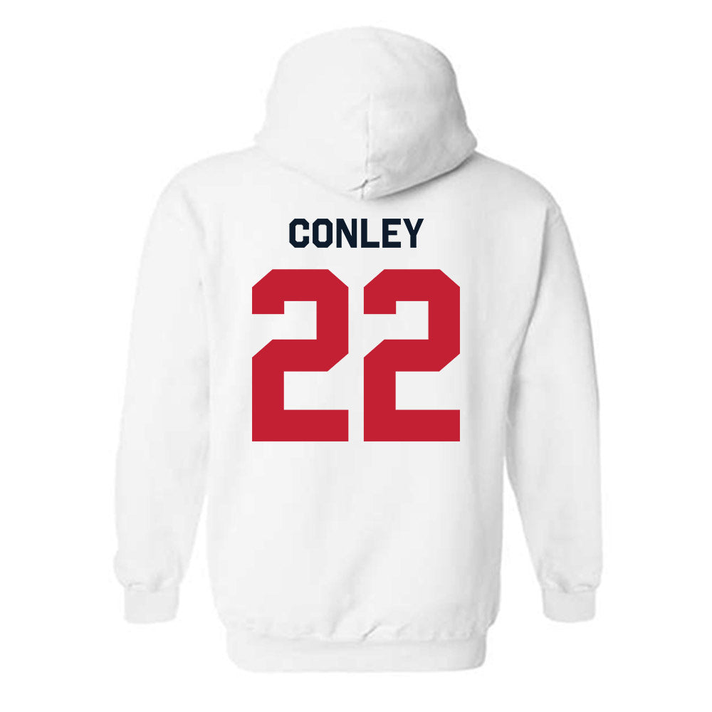 St. Johns - NCAA Baseball : Tommy Conley - Classic Shersey Hooded Sweatshirt-1
