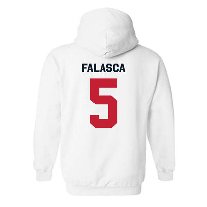 St. Johns - NCAA Men's Lacrosse : Quinn Falasca - Classic Shersey Hooded Sweatshirt-1