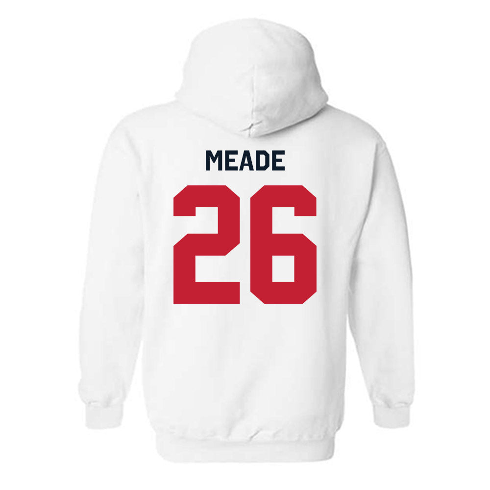 St. Johns - NCAA Men's Lacrosse : Tyson Meade - Classic Shersey Hooded Sweatshirt-1