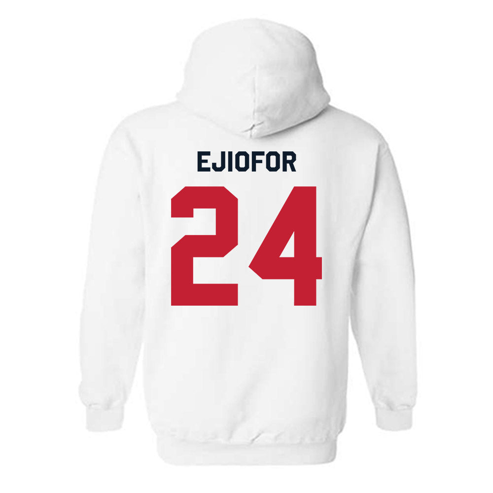 St. Johns - NCAA Men's Basketball : Zuby Ejiofor - Classic Shersey Hooded Sweatshirt-1