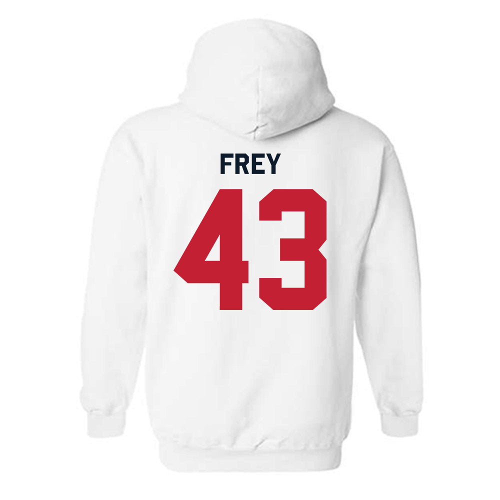 St. Johns - NCAA Baseball : Ayden Frey - Classic Shersey Hooded Sweatshirt-1