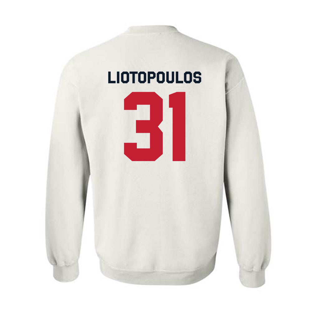 St. Johns - NCAA Men's Basketball : Lefteris Liotopoulos - Classic Shersey Crewneck Sweatshirt-1