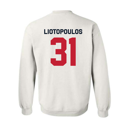 St. Johns - NCAA Men's Basketball : Lefteris Liotopoulos - Classic Shersey Crewneck Sweatshirt-1