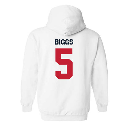 St. Johns - NCAA Men's Soccer : Antonio Biggs - Classic Shersey Hooded Sweatshirt-1