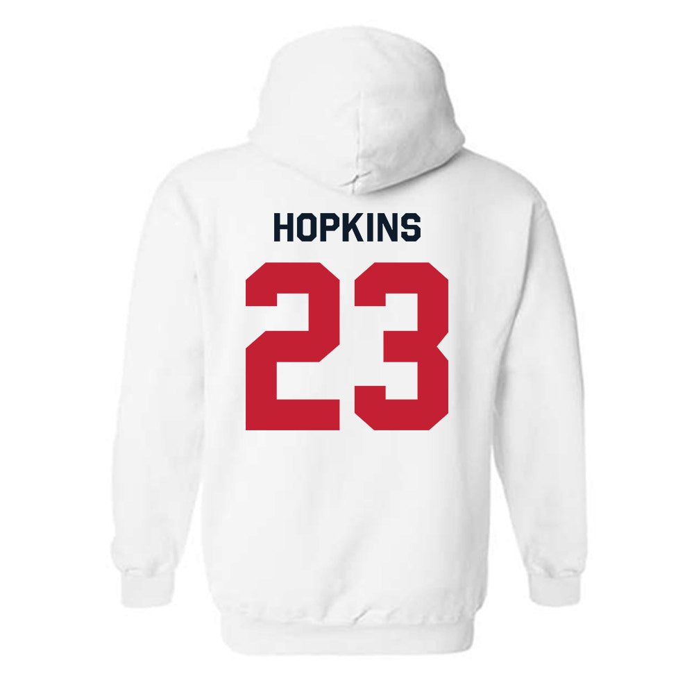 St. Johns - NCAA Men's Basketball : Bryce Hopkins - Classic Shersey Hooded Sweatshirt-1