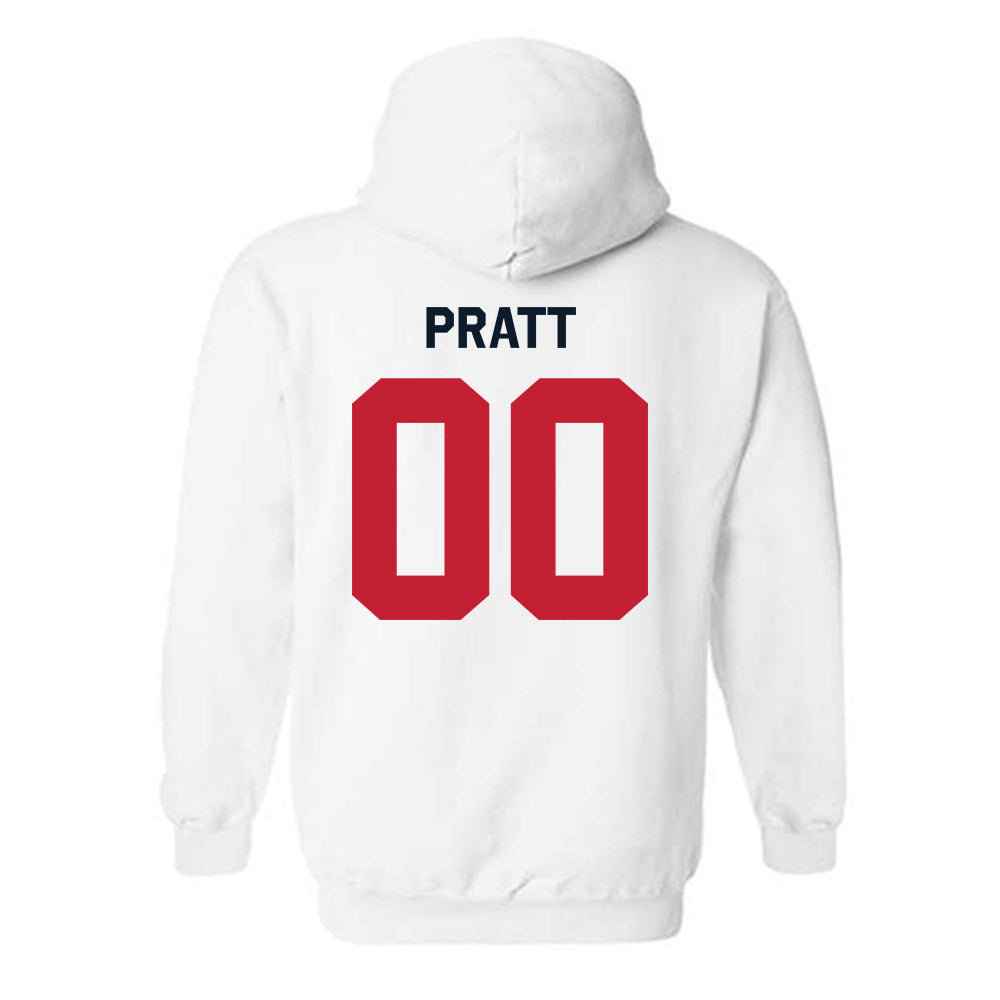 St. Johns - NCAA Men's Soccer : Dominic Pratt - Classic Shersey Hooded Sweatshirt-1