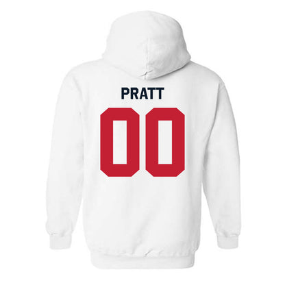 St. Johns - NCAA Men's Soccer : Dominic Pratt - Classic Shersey Hooded Sweatshirt-1